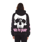Life is pain zip hoodie