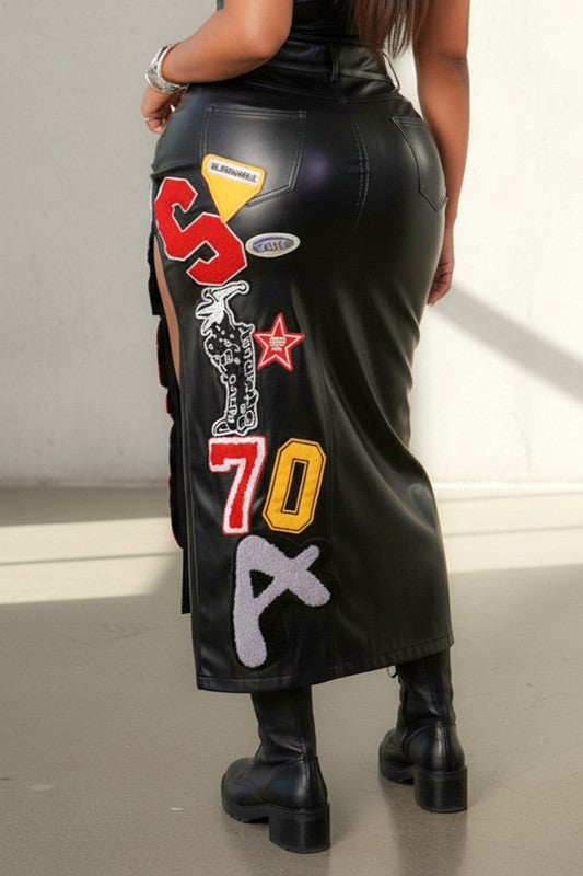 Letter man skirt