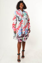 Grafitti button up