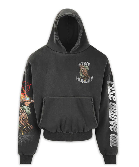 Rise Above All Washed Hoody