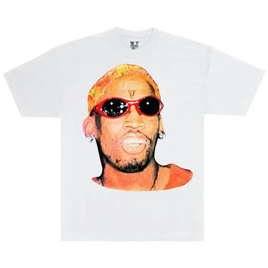 V Lone Rodman V-cut tee in white