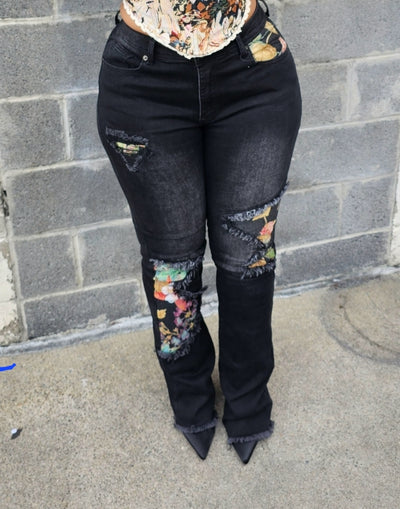 Taprestry stacked jean